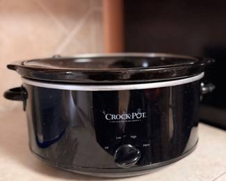 Black crockpot