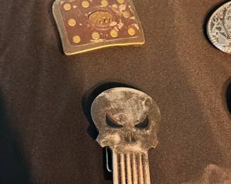 Punisher belt buckle