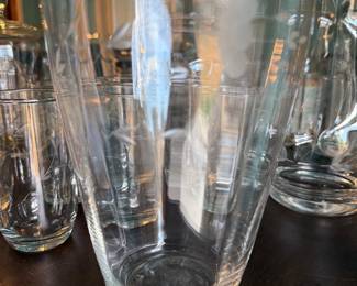 **Princess House Crystal Vase** – Princess House crystal vase featuring an etched floral pattern and gently flared shape. An elegant piece for displaying fresh flowers or adding to a Princess House crystal collection. Sold as found.