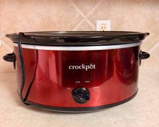 Red crockpot