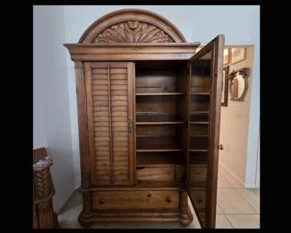 Palm Court Armoire or Gentlemens Chest