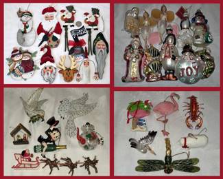 Lots of Cool Christmas Ornaments