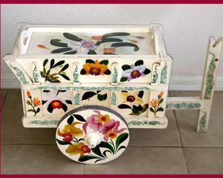 Hand Painted Cart from Costa Rica