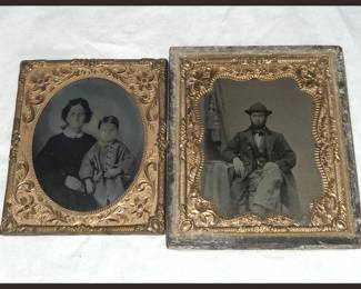 Couple of Antique Daguerreotypes