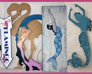 Mermaids and Flamingos 