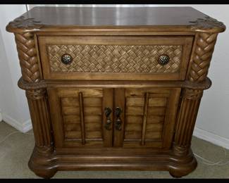 One of a Matching Pair of Nightstands Part of the Primary Bedroom Set Palm Court