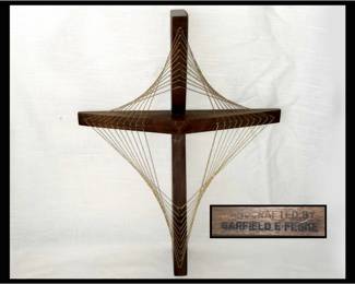 Cross Hand Crafted and Marked Garfield E Feske