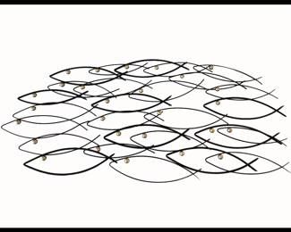 Wall Fish Sculpture
