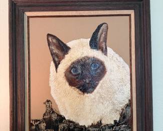 "Siamese Cat" w/COA by Walcutt
