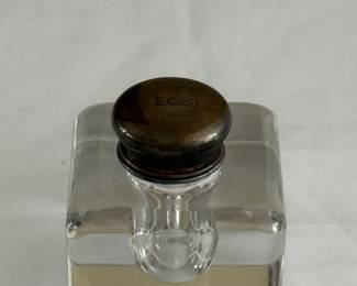 Sterling & Glass Inkwell marked, "Tiffany"