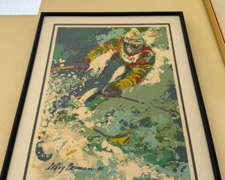 "Olympic Slalom" by LeRoy Neiman
