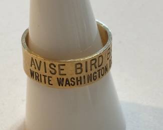14K gold band ring