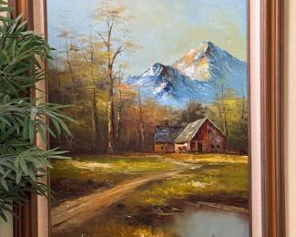 Mountain Landscape by G. Whitman