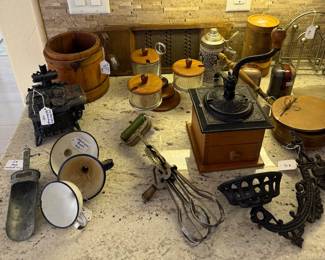 Vintage kitchen items