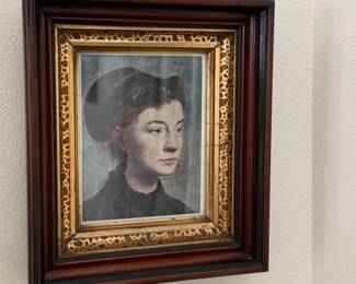 "Head of Young Woman" by Edgar Degas