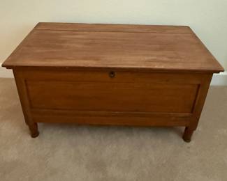 Antique Wooden Blanket Chest