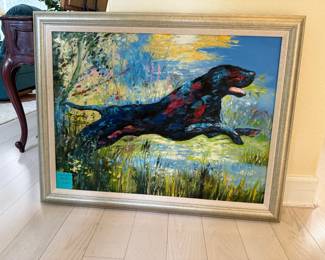 "Black Labrador" by LeRoy Neiman