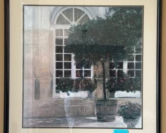 "Plants Against Two Windows" print by Piet Bekaert