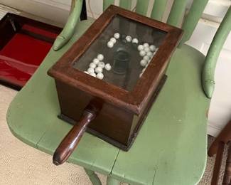 Antique voting box