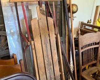 Flexible flyer sled