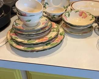Franciscan Desert Rose dishes
