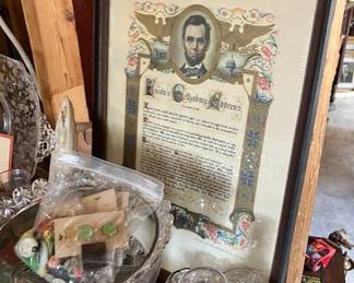 Abraham Lincoln framed picture