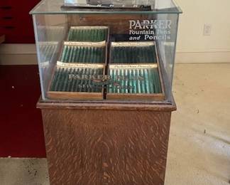 Parker wooden and glass store display cabinet
