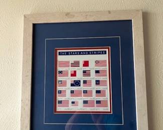Flag picture framed nicely