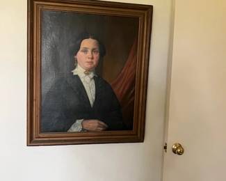 1830's lady's original painting