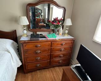 Carved bedroom set