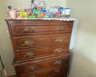 Carved bedroom set