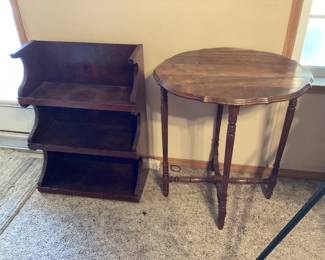 Shelf $30 Table $40