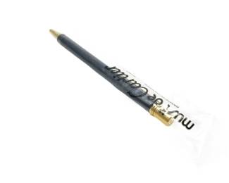 Cartier Vintage Blue and Gold Tone Metal Ballpoint Pen