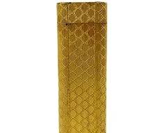 Vintage Cartier Gold Tone Geometric Patterned Metal Lighter