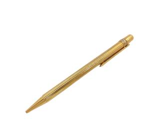 Cartier Vintage GoldTone Textured Metal Ballpoint Pen