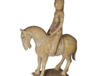 Antique Chinese Sui Dynasty Equestrian Statue