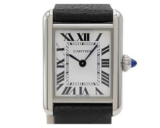 Cartier Tank Must WSTA0042 Quartz Womens Watch with Box Authentication