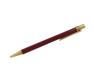 Vintage Cartier Red LacquerStyle and GoldTone Mechanical Pencil
