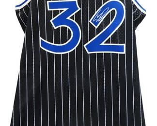 Shaquille O Neal Signed Orlando Magic Mitchell Ness Black Swingman Jersey
