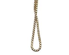Unoaerre Italian 18K Yellow Gold Box Chain Necklace, 7.2g
