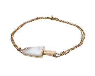 Bulgari Gelati White Mother of Pearl 18K Rose Gold Ice Cream Bracelet