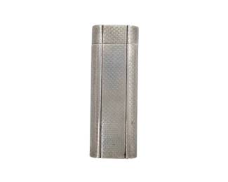 Vintage Cartier Swiss Made Textured Silver Tone Metal Lighter