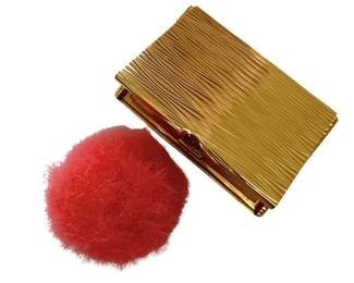 Cartier Antique Solid 14K Gold 20th Century Vintage Estate Powder Box