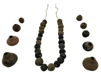 Ancient Near EasternEgyptian Clay Necklace