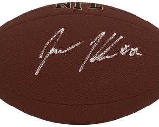 Jason Kelce Signed Wilson Super Grip Full Size NFL Football COA