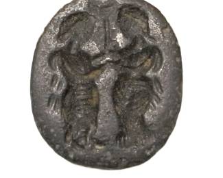 Ancient Bronze Signet Seal, I mil. B.C
