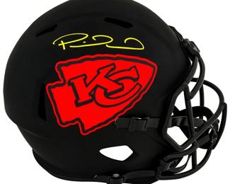 Patrick Mahomes Signed Kansas City Chiefs Eclipse Matte Riddell FullSize Helmet