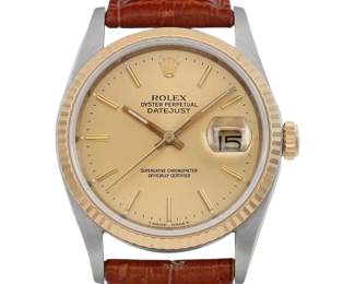 Rolex Datejust 36mm Champagne Dial Watch