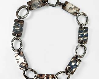 Sergio .980 Silver Necklace