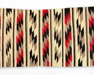 Vintage Navajo Stairstep Patterned Rug